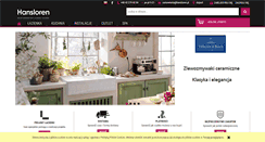 Desktop Screenshot of hansloren.pl